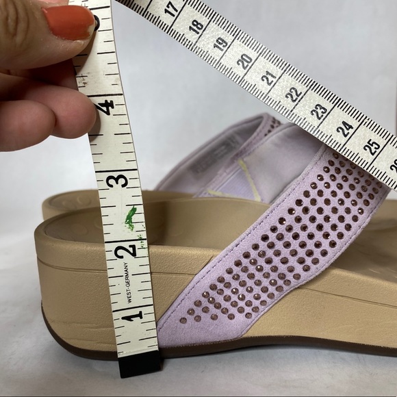 Vionic Naples Platform Champagne Gem Sandal - Picture 6 of 7